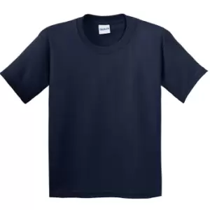 Image of Gildan Childrens Unisex Soft Style T-Shirt (L) (Navy)