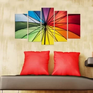 Image of 5MX-3 Multicolor Decorative MDF Painting (5 Pieces)