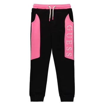 Image of Guess Colour Block Jogging Pants - Pink