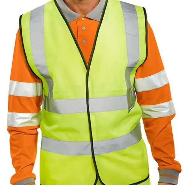 Image of Beeswift Beeswift High Visibility Waistcoat Full App G WCENGXL