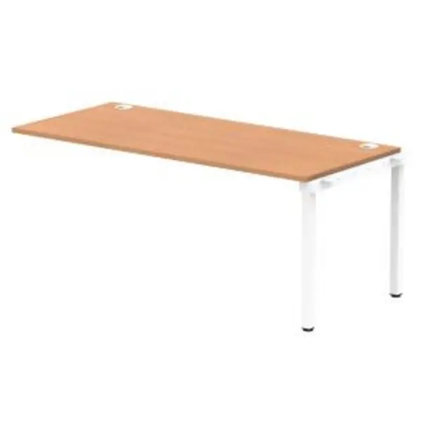 Image of Impulse Bench Single Row Ext Kit 1800 White Frame Office Bench Desk DYNIB00481