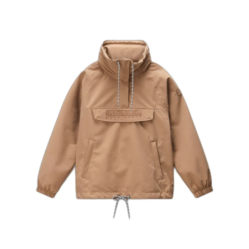 Image of Womens waterproof jacket Napapijri Rainforest Marron Female M