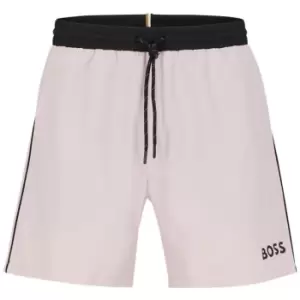 Image of Boss Starfish Swim Shorts - Pink