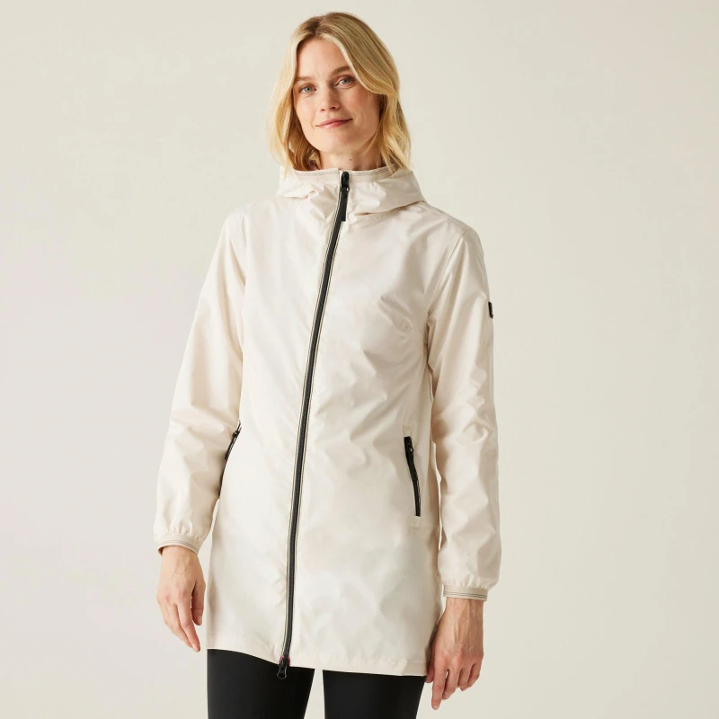Image of Womens waterproof jacket Regatta Lioka Blanc Female 46