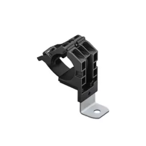 Image of HellermannTyton Cable Clamp Black Polyamide Ratchet P-Clamp, 36mm Max. Bundle