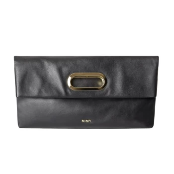 Image of Biba BIBA Foldover Clutch Bag - Black