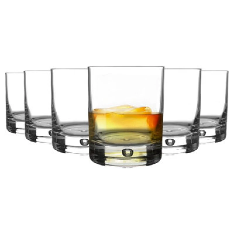 Image of Bormioli Rocco Barglass Whisky Glasses - 280ml - Pack of 6 Clear unisex