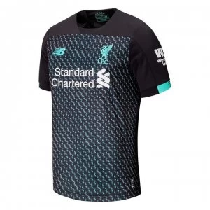 Image of New Balance Liverpool Third Shirt 2019 2020 Junior - Black/Turq
