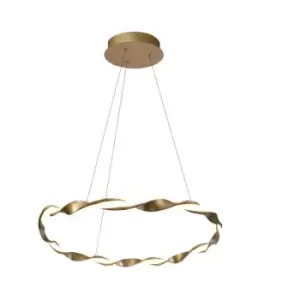 Image of Cristal Sand LED Pendant Lamp 22W 1760Lm 3000K Golden
