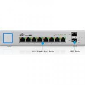 Image of Ubiquiti Networks UniFi US-8-150W network switch Managed Gigabit Ethernet (10/100/1000) White Power over Ethernet (PoE)