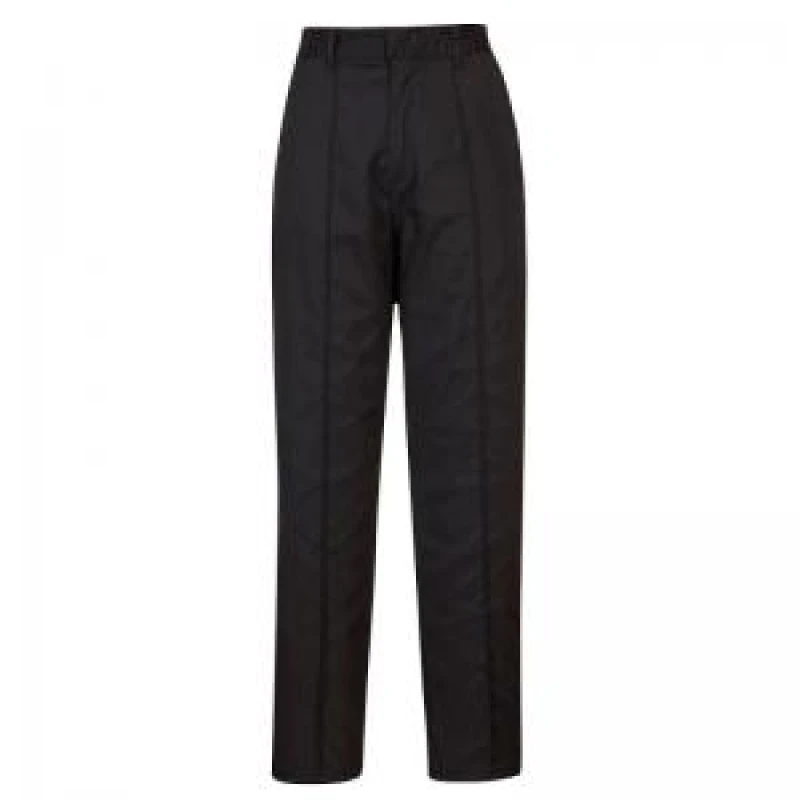 Image of Portwest LW97 ladies Elasticated Trousers LW97BKTM Colour: Black