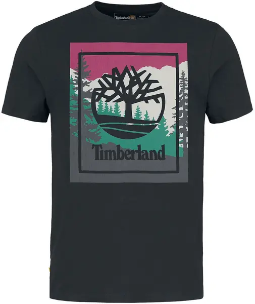 Image of Timberland Outdoor inspired graphic t-shirt T-Shirt black