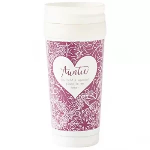 Image of Arora 7560 Said with Sentiment Travel Mug-Auntie, Stainless Steel