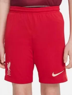 Image of Nike Liverpool Fc Junior 21/22 Home Short, Red, Size S