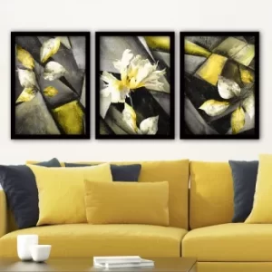 Image of 3SC89 Multicolor Decorative Framed Painting (3 Pieces)