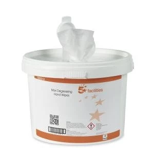 Image of Facilities Hand and Surface Wipes Antibacterial Smooth 23gsm 28x28cm