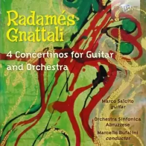 Image of Radames Gnattali 4 Concertinos for Guitar and Orchestra by Radames Gnattali CD Album
