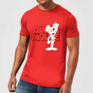 Image of Danger Mouse Pose Mens T-Shirt - Red - M