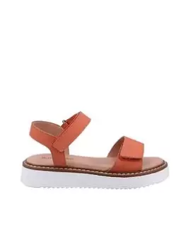 Image of Hush Puppies Mini Cassie Sandals - Orange, Size 13 Younger