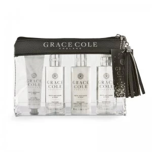 Image of Grace Cole White Nectarine + Pear Luxury Travel Set