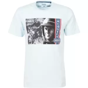 Image of Barbour International Harris Graphic T-Shirt - Blue