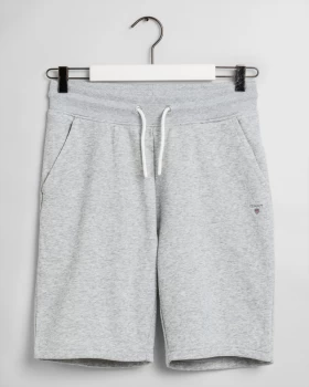 Image of Gant Fleece Shorts - Grey 094