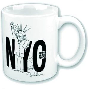 Image of John Lennon - NYC Power to the People Boxed Standard Mug