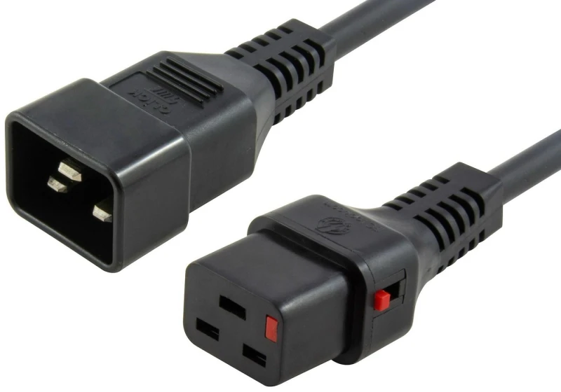 Image of Microconnect PC1285 power cable Black 2m C20 coupler C19 coupler