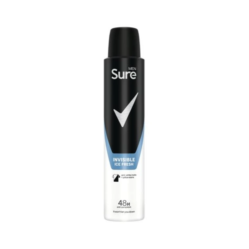 Image of Sure Sure Men Anti-Perspirant 48h Aerosol 200ml (Pack of 6) C007391 c007391