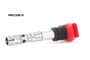 Image of RIDEX Ignition coil AUDI 689C0025 06C905115A,06C905115B,06C905115D Coil pack,Ignition coil pack,Engine coil,Engine coil pack 06C905115E,06C905115F
