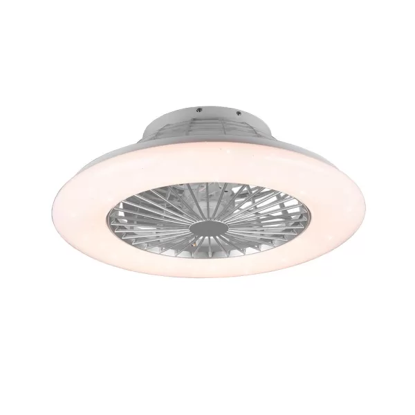 Image of Stralsund Modern RGBW LED Ceiling Fan Titanium 3000-6500K Remote control
