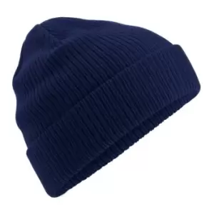 Image of Beechfield Organic Cotton Beanie (One Size) (Oxford Navy)