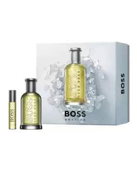 Image of Hugo Boss Boss Bottled Gift Set 100ml Eau de Toilette + 10ml Eau de Toilette
