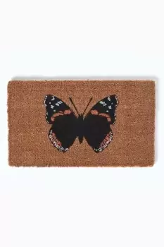 Image of Red Admiral Butterfly Coir Non-Slip Door Mat