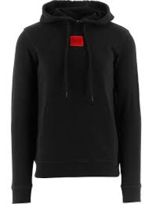Image of Hugo Boss Daratschi 212 Pullover Hoodie Black Size S Men