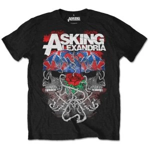 Image of Asking Alexandria - Flagdana Unisex Medium T-Shirt - Black