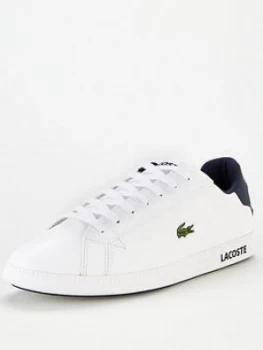 Image of Lacoste Graduate Lcr3 Leather Trainers - White
