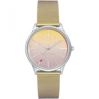 Image of Juicy Couture Yellow And Gold 'Black Label' Ladies Watch - JC/1015OMYL - multicoloured