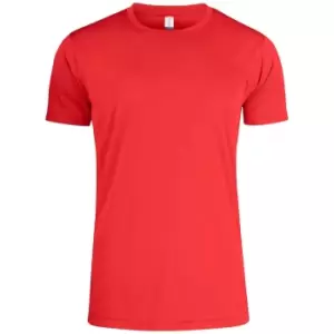 Image of Clique Mens Active T-Shirt (S) (Red)