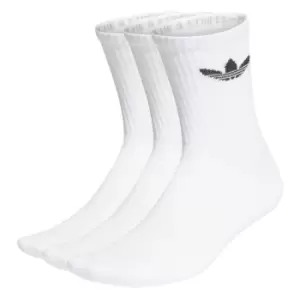Image of Adidas Originals Custre Crew Sock, White/Black, Unisex, Socks, HB5881