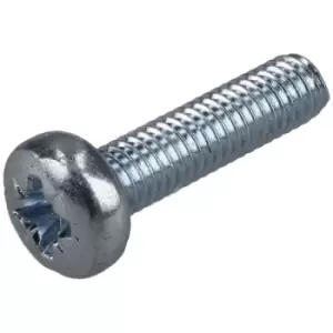 Image of R-TECH 337036 Pozi Pan Head Machine Screws BZP M3 12mm - Pack Of 100