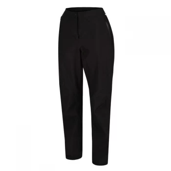 Image of Regatta Womens Highton Waterproof Overtrousers Long Leg - Black
