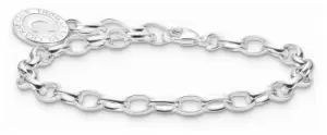 Image of Thomas Sabo X0287-007-21-L15 Charm Bracelet With Shimmering Jewellery