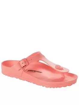 Image of Birkenstock Gizeh EVA Flip Flops, Coral, Size 4, Women