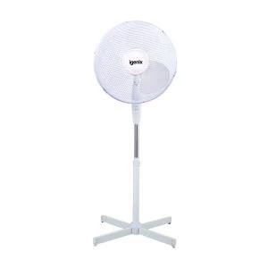 Image of Igenix 16" Pedestal Fan White DF1655