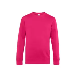 Image of B&C Mens King Crew Neck Sweater (S) (Magenta Pink)