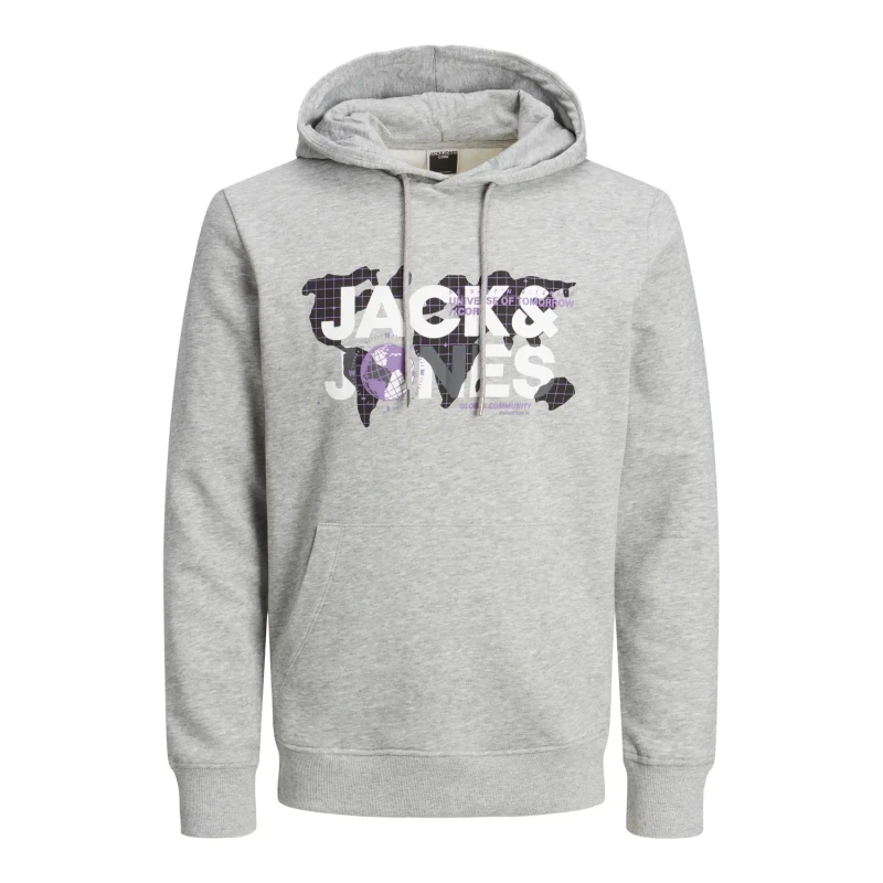 Image of jack & jones Hoodie Jack & Jones Jcodust Gris Male S