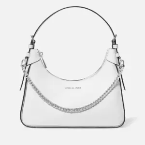Image of Michael Kors Wilma Leather Medium Pouchette Bag