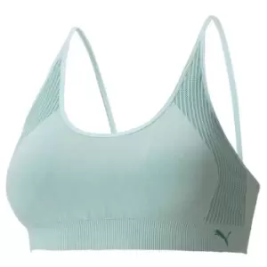 Image of Puma Seamless Sports Bra Womens - Blue