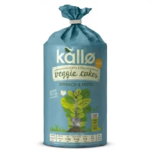 Image of Kallo Spinach & Pesto Veggie Cakes 122g (Case of 6)